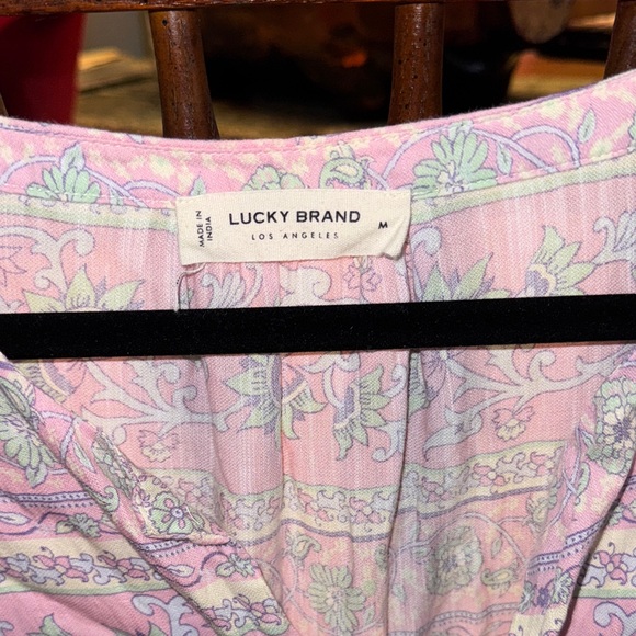 Lucky Brand Women's Lavender Floral Blouse - Picture 2 of 3